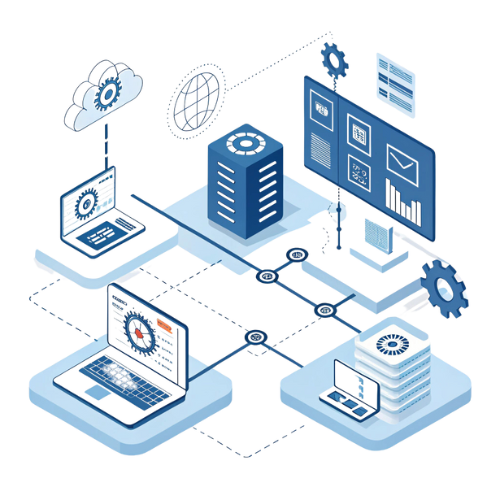 Prozessdigitalisierung Illustration