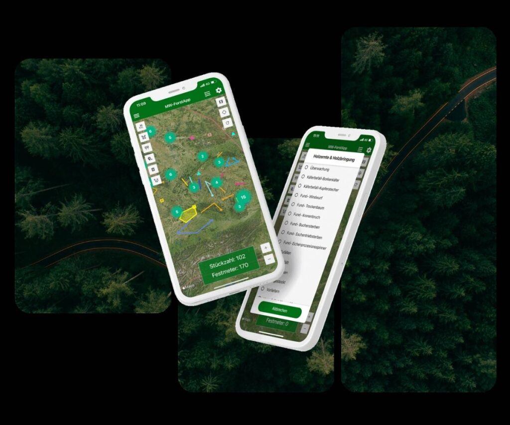 Die MW-Forst mobile App