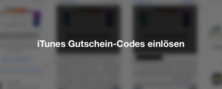 Apple App Store Gutschein-Code einlösen